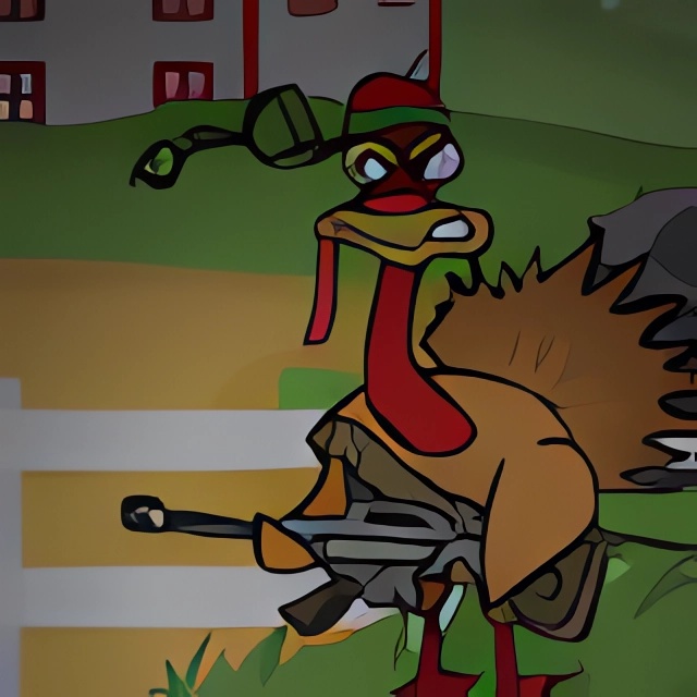 Chơi game Chiến binh gà tây