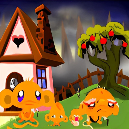 Chơi game Chú khỉ buồn 4