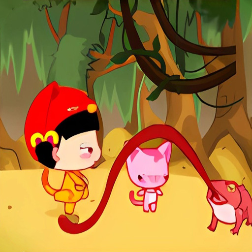 Chơi game Cõng mèo vượt sông