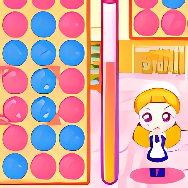 Chơi game Cuộn len sắc màu