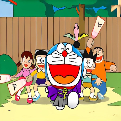 Chơi game Đánh cầu cùng Doremon