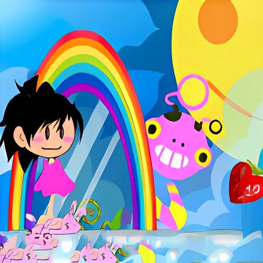 Chơi game Đường tới cầu vồng