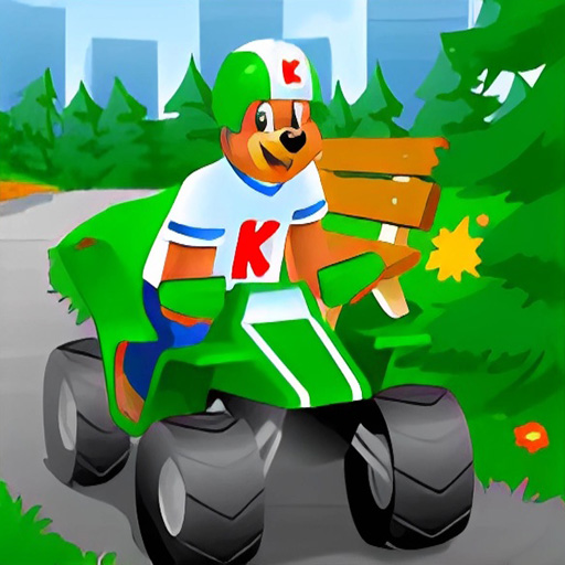 Chơi game Gấu con tổ lái