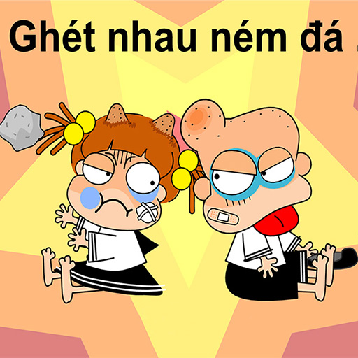 Chơi game Ghét nhau ném đá