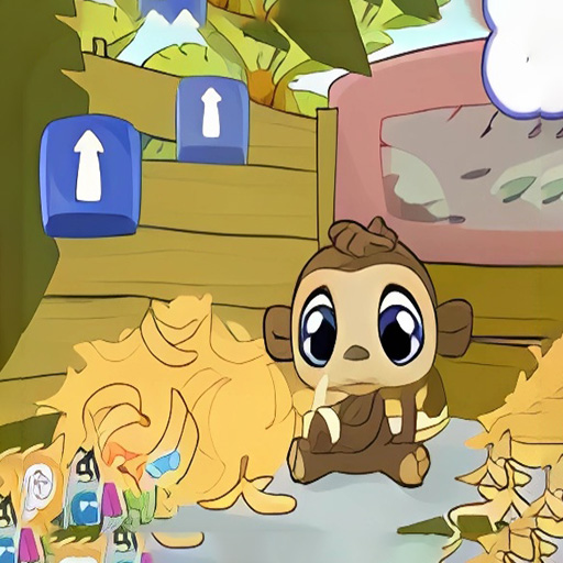 Chơi game Khỉ con ăn chuối