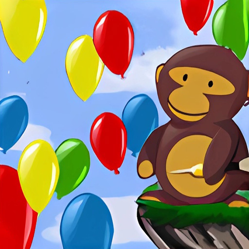 Chơi game Khỉ con bắn bóng 3