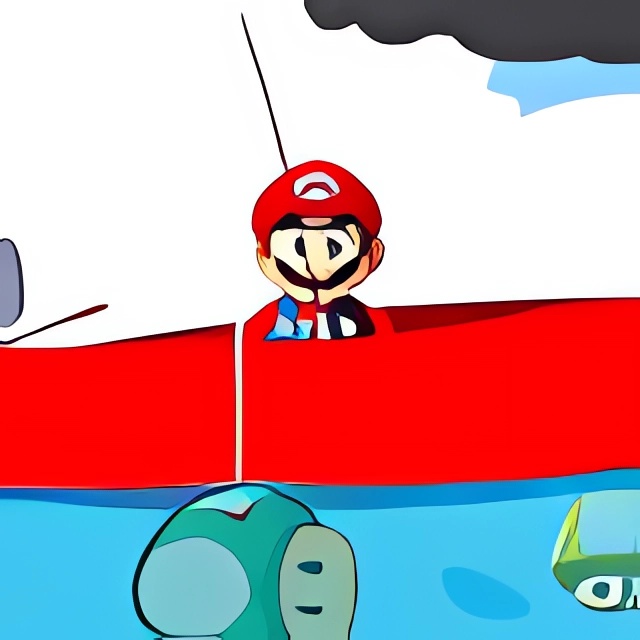 Chơi game Mario câu nấm