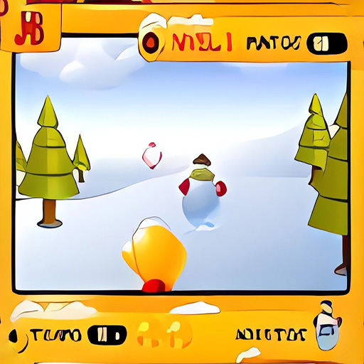 Chơi game Ném nhau dưới tuyết