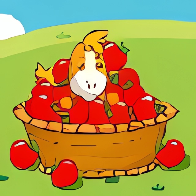 Chơi game Ngựa con hứng táo