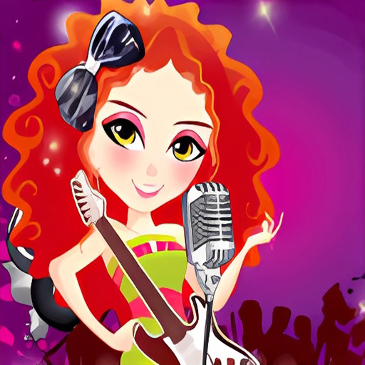 Chơi game Nữ hoàng nhạc Rock