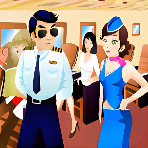 Chơi game Nữ tiếp viên lười biếng