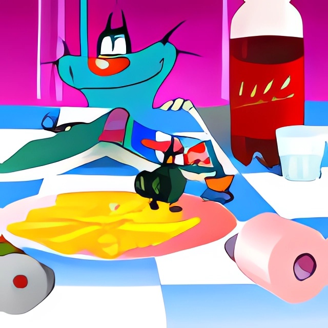 Chơi game Oggy diệt côn trùng