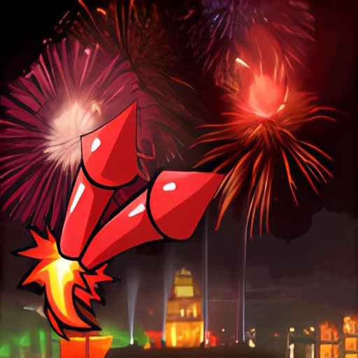 Chơi game Pháo hoa năm rồng