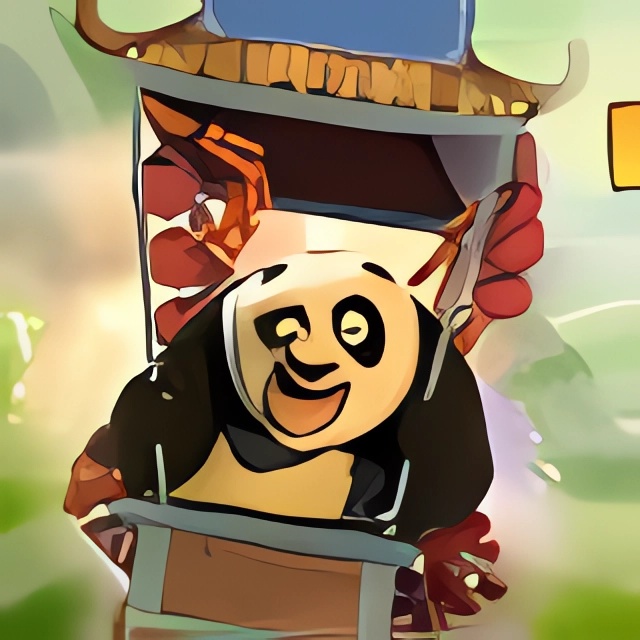 Chơi game Po đua xe pháo hoa