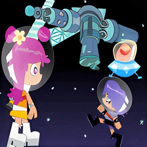 Chơi game Puffy nhà du hành vũ trụ