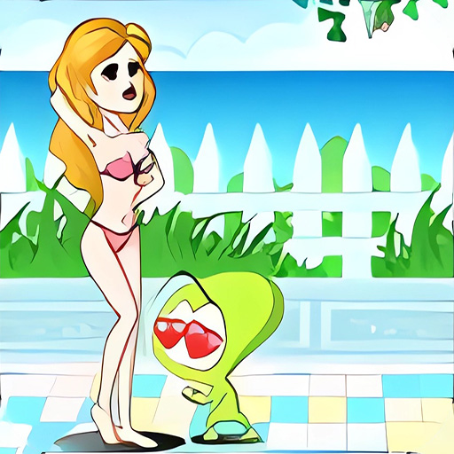 Chơi game Siêu nhân đầu to