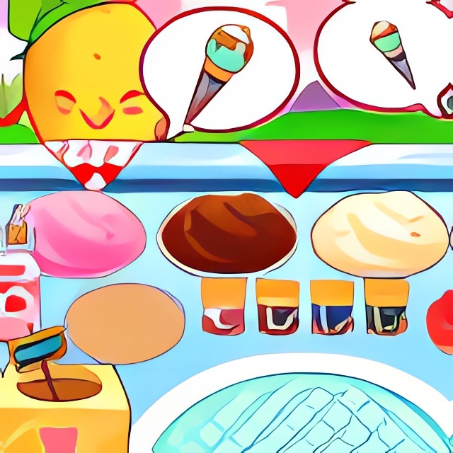 Chơi game Tiệm kem ốc quế