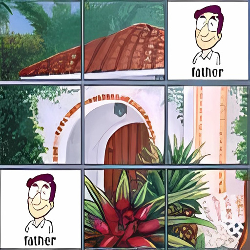 Chơi game Tìm đúng cặp hình: Gia đình