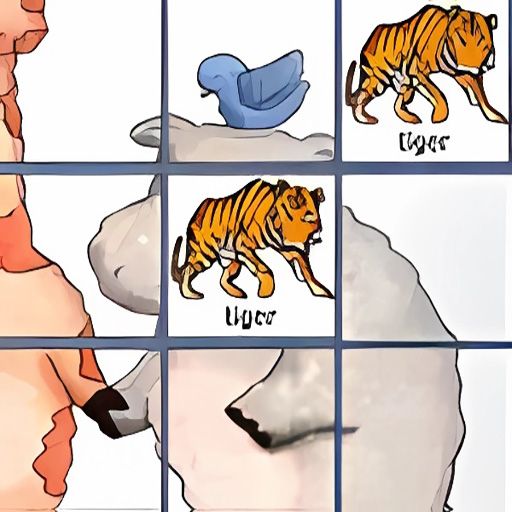 Chơi game Tìm đúng cặp hình: Thú rừng