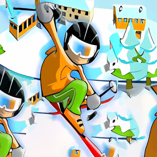 Chơi game Trượt tuyết biểu diễn