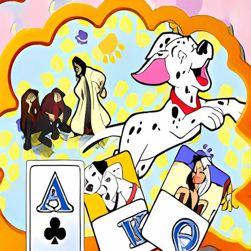 Chơi game Xếp bài chó đốm